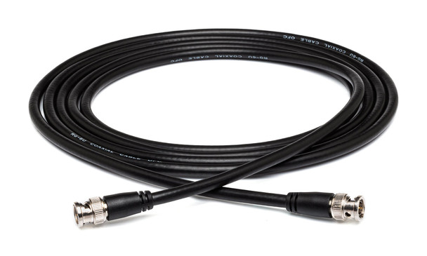Hosa BNC-06-125 Pro 75-ohm RG-6/U BNC to BNC Coax Cable - 25 foot