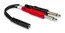 Hosa YMP-434 6" 3.5mm TRSF to Dual 1/4" TS Audio Y-Cable