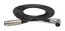 Hosa XRR-101.5 1.5' XLRF to Right-Angle XLRM Cable