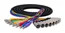 Hosa STX-802M 6.6' 8-Channel Audio Snake, 1/4" TRS to XLRM