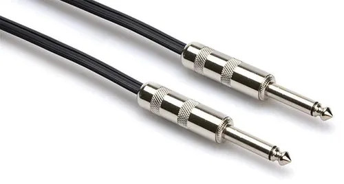Hosa Technology SKZ-650 Speaker Cable, Hosa 1/4 in TS to Same, Black Zip, 50 ft
