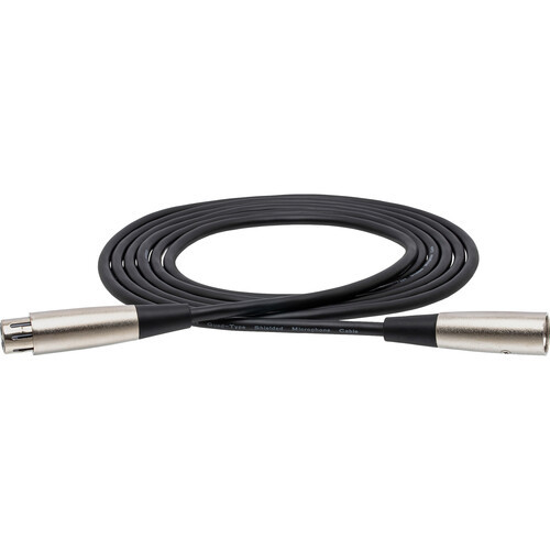 Hosa Technology Quad Microphone Cable – Premium Balanced XLR Male to XLR Female, 25 Foot (XLR3F to XLR3M)