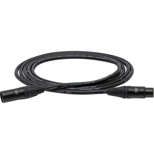 Hosa Edge Microphone Cable – Neutrik XLR3F to XLR3M, 25 Foot (CMK-025AU)