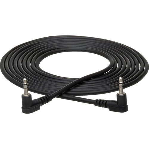 Hosa CMM-103RR Stereo Interconnect Cable - Right angle 3.5mm TRS Male to Right angle 3.5mm TRS Male - 3 foot