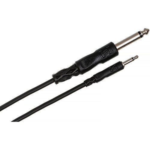 Hosa CMP-305 Interconnect Cable - 3.5mm TS Male to 1/4-inch TS Male - 5 foot