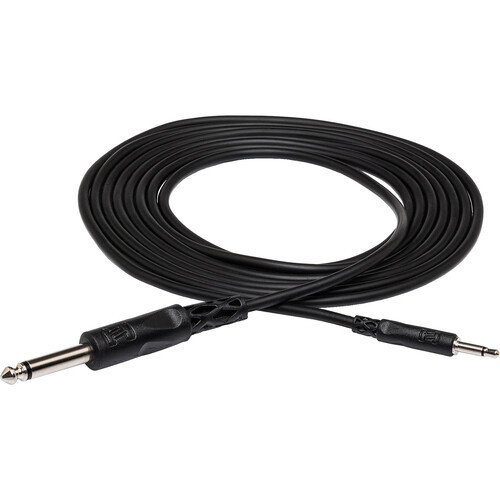 Hosa CMP-310 Interconnect Cable - 3.5mm TS Male to 1/4-inch TS Male - 10 foot