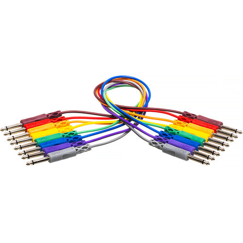 Hosa CPP-890 Unbalanced Patch Cable 1/4-inch TS Male to Same - 3 foot (Various Colors)