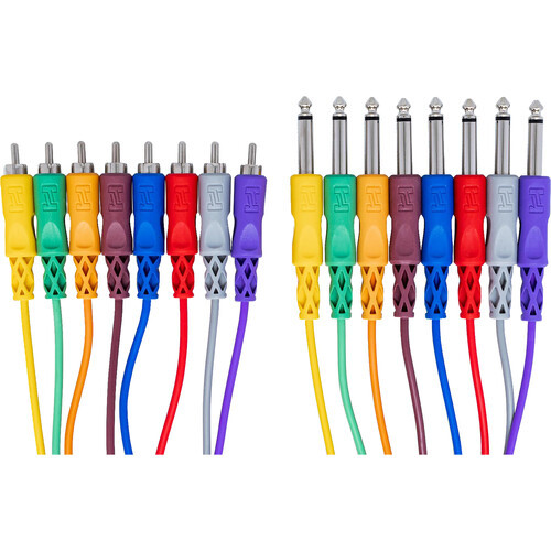 Hosa CPR-803 Unbalanced Snake Cable - 1/4-inch TS to RCA - 3 meter