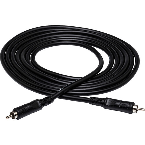 Hosa CRA-103 Unbalanced Interconnect Cable - RCA Male to Same - 3 foot