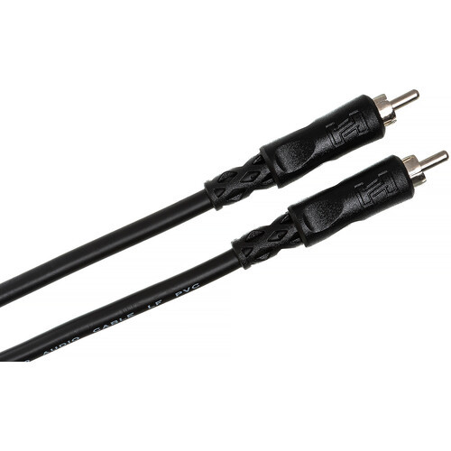 Hosa CRA-105 Unbalanced Interconnect Cable - RCA Male to Same - 5 foot