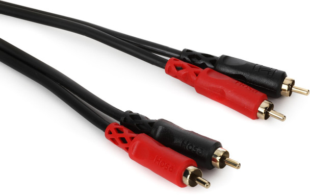 Hosa CRA-202AU Stereo Interconnect Cable – Dual RCA to Dual RCA (2 m)