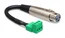 Hosa PHX-106F-BULK 6" XLRF to 3-pin Phoenix Male Adapter Cable