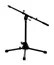 Hosa MSB-382BK 21.3" Tripod Base Microphone Stand with Telescoping Boom Arm, Black