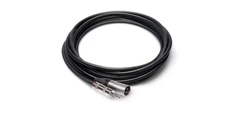 Hosa Technology MMX-015 Camcorder Microphone Cable, Hosa 3.5 mm TRS to Neutrik XLR3M, 15 ft