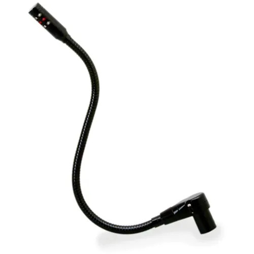 Hosa LTE-503XLR4 LED Console Lamp with Right-angle 4-pin XLR4 Male Connector - 15 inch