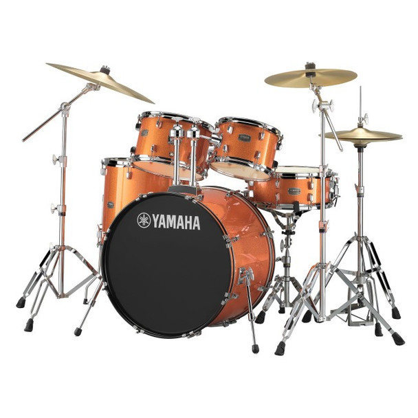 Yamaha, RDP2F56WORG Rydeen 5-Piece Drum Set with HW-680W 22" Bass Drum Configuration Orange Glitter, RDP2F56WORG