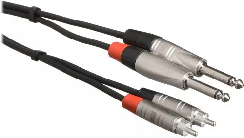 Hosa HRR-020X2 Pro Stereo Interconnect Dual RCA Cable - 20 foot