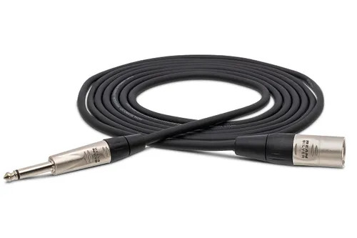 Hosa HPX-020 Pro Unbalanced Interconnect Cable - REAN 1/4-inch TS Male to XLR Male - 20 foot