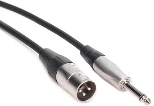 Hosa HPX-005 Pro Unbalanced Interconnect Cable - REAN 1/4-inch TS Male to XLR Male - 5 foot