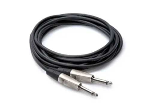 Hosa HPP-003 Pro Unbalanced Interconnect Cable - REAN 1/4-inch TS to Same - 3 foot