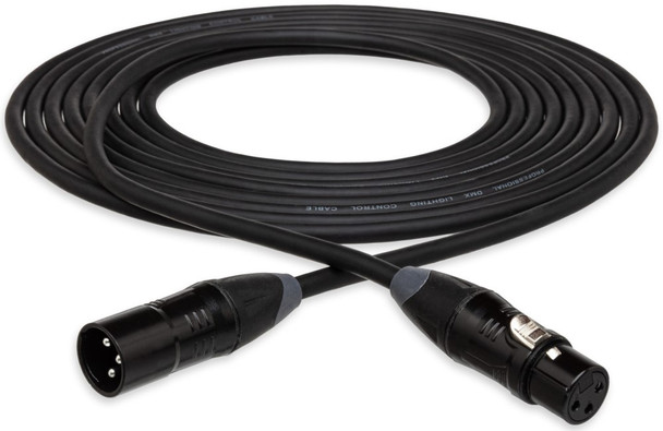 Hosa DMX-410 DMX512 Cable - XLR3 Male to XLR3 Female - 10 Foot