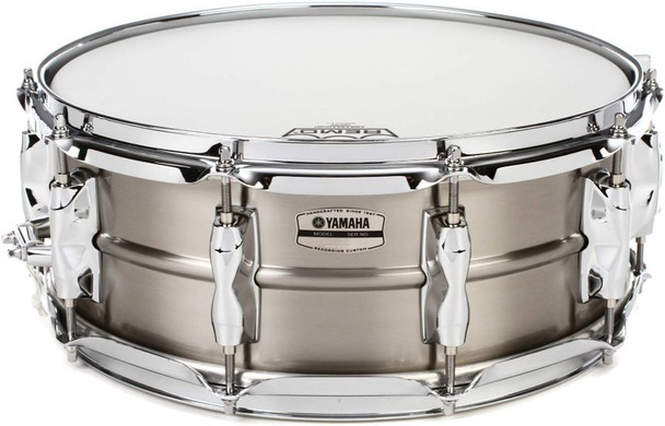Yamaha, Polar White Recording Custom Snare Drum 14x5.5, RBS-1455PWH