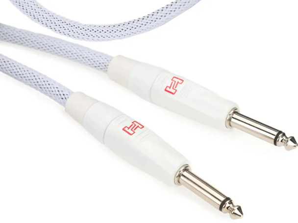 Hosa Limited-edition Pro Guitar Cable - White, 10 feet