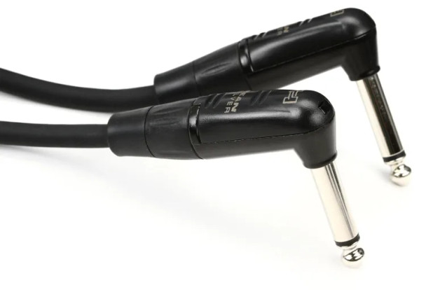 Hosa HGTR-001.5RR Pro Guitar Pedalboard Patch Cable - Right Angle to Right Angle - 18 inch