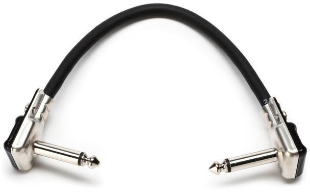 Hosa HGFP-000.5 Pro Guitar Pedalboard Patch Cable - Low Profile Right Angle to Right Angle - 6 inch