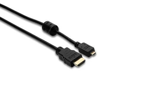 Hosa HDMM-406 High Speed HDMI to HDMI Micro Cable with Ethernet - 6 foot