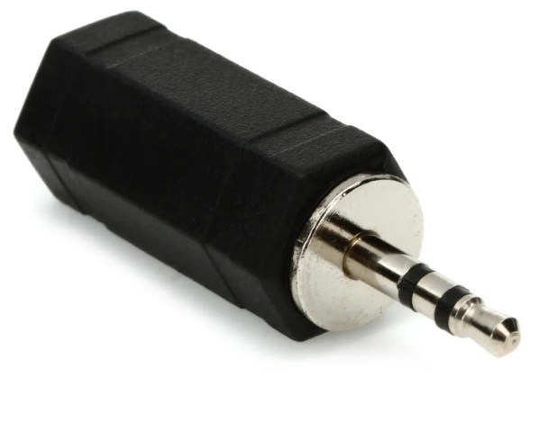 Hosa GMP-471 3.5mm TRS Female to 2.5mm TRS Male Adapter