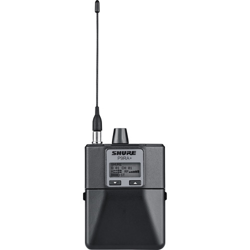 Shure P9RA+-G6 Rechargeable Bodypack Receiver - PSM 900 Personal Monitor System Wireless Receiver - G6 Band