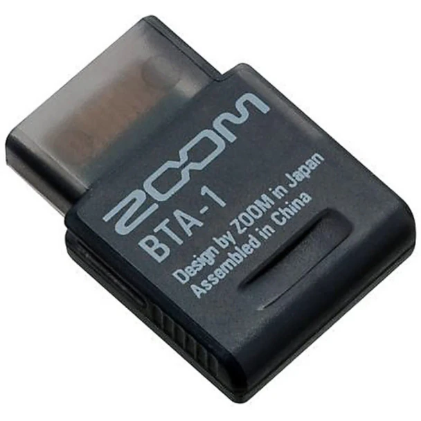 Zoom Bluetooth Adapter, ZBTA1, Wireless Audio Connectivity Adapter, Low-Latency Bluetooth Transmission, Compact Plug-In Design for Zoom Recorders and Audio Devices
