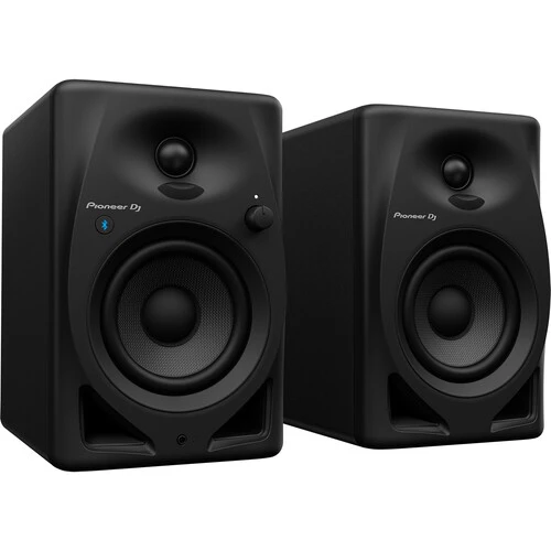Pioneer DJ DM-40D-BT 4" Two-Way Active Desktop Monitor System with Bluetooth (Pair, Black)