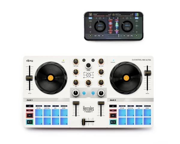 Hercules, DJ Control Ultra Compact DJ Controller, AMS-DJCONTROL-MIX-ULTRA
