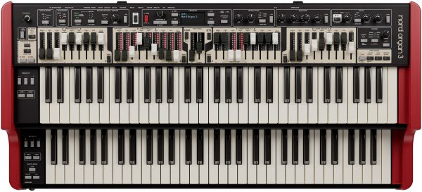 Nord Organ 3 Performance Keyboard with Advanced Tonewheel Organ Engine, Physical Drawbars, and Rotary Speaker Simulation (AMS-NORGAN3)