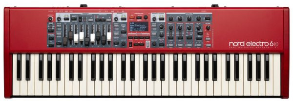 Nord Electro 6D Semi-Weighted Waterfall Action 61-Key Keyboard with Organ, Piano, and Sample Synth Sections (AMS-NELECTRO6D-61)