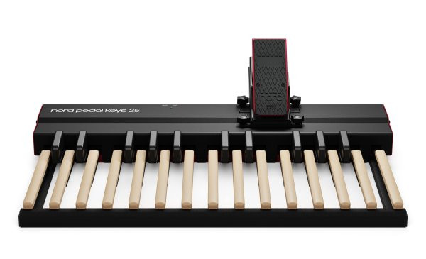 Nord Pedal Keys 25 MIDI Pedal Board with 25 Responsive Pedal Keys for Organ Performance and MIDI Control (AMS-PK25)