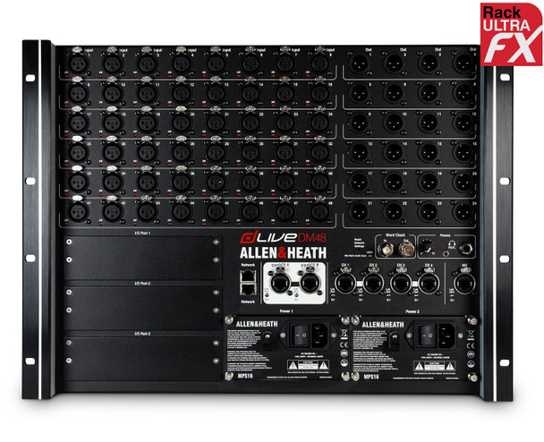 Allen & Heath dLive DM48 RUFX MixRack Stage Box (AH-DLIVE-DM48-RUFX)