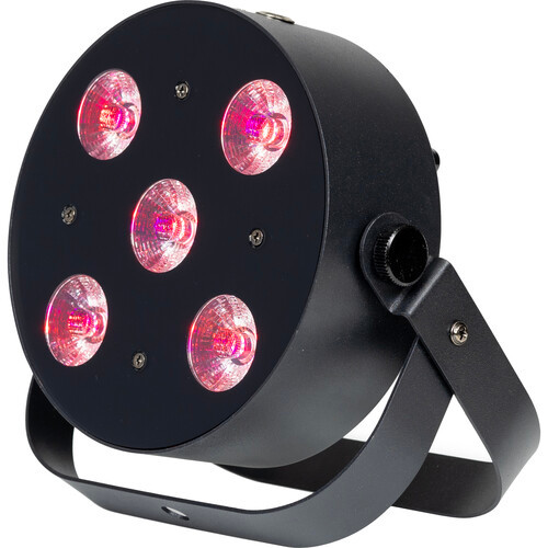 ColorKey, CKU-6030, MobilePar HEX 5 Battery-Powered LED PAR Wash Light for Mobile DJ and Event Lighting Use
