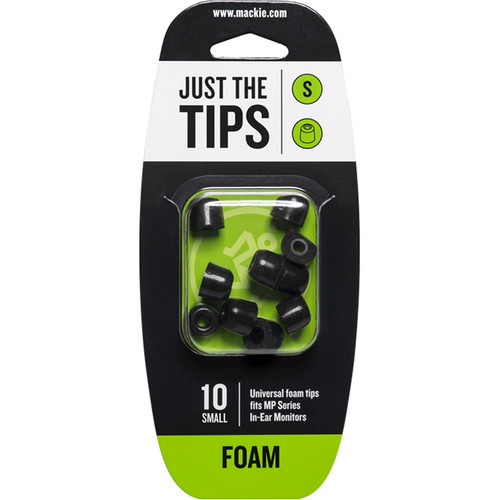 Mackie MP Series Foam Tips Kit for In-Ear Headphones (10 Tips, Small)