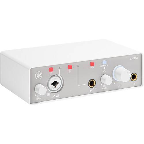 Yamaha UR12MK3 2x2 USB-C Audio Interface (White)