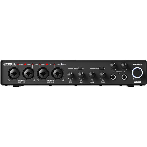 Yamaha URX44C USB-C Audio Interface with Software Suite