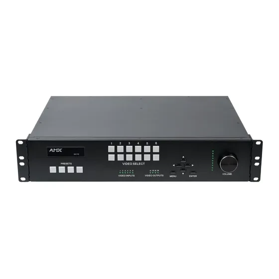 AMX NMX-PRS-N7142-23 6x2 Presentation Switcher with N3212 and N2322 Cards
