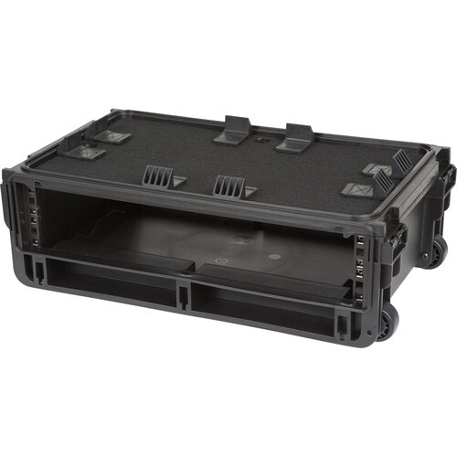 SKB 1SKB-ISF2U Injection Molded Laptop and 2U Rack Case (1SKB-ISF2U)