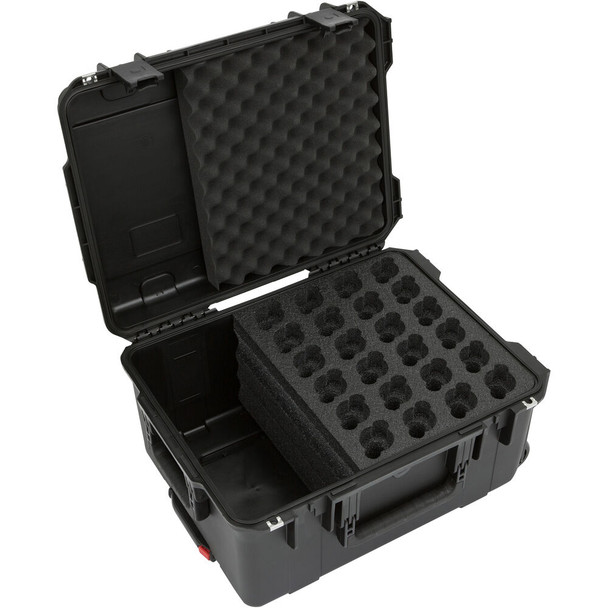 SKB 3i-2015-MC24 iSeries 24-Microphone Case with Wheels (3i-2015-MC24)
