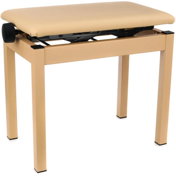 Roland BNC-05-LA Single Artist Piano Bench in Light Oak Finish with Adjustable Padded Seat for HP and DP Series Digital Pianos (BNC-05-LA)