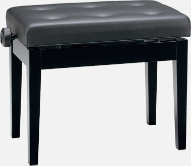 Roland BNC-21PE-T Artist Piano Bench with High-Polish Ebony Finish for Digital Grand Pianos (BNC-21PE-T)