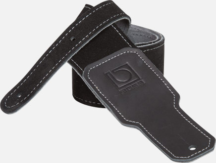 Roland BSS-25-BLK 2.5-Inch Black Premium Suede Guitar Strap with Adjustable 40–55-Inch Length for Guitar and Bass (BSS-25-BLK)