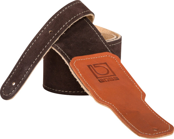 Roland BSS-25-BRN 2.5-Inch Brown Premium Suede Guitar Strap with Adjustable 40–55-Inch Length for Guitar and Bass (BSS-25-BRN)